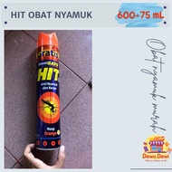 HIT 600ML + 75 ML WANGI ORANGE  / 600 +75 ML / OBAT NYAMUK