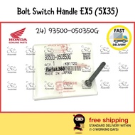 93500-050350G HONDA EX5 DREAM / POWER Bolt Pan 5x35 Switch Handle LH Left / Screw Skru ikat Suis Han