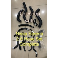 READY STOCK NISSAN SERENA C23 2.0 RADIATOR HOSE  SET COMPLETE   .Suitable : NISSAN SERENA C23 2.0 on