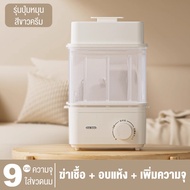 Pippi เครื่องทำความสะอาดขวดนมอเนกประสงค์ สามารถใส่ขวดนมได้ถึง 9 ขวด ใช้งานง่าย ขวดนมแห้ง