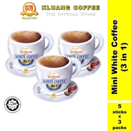 PUTIH Kluang Mountain Cap Televisyen Mini White Coffee 3 In 1 (5 sticks x 3 pek) Instant White Coffee