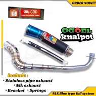 NLK Ex5 Wave 110/Exzos Wave 125/Exzos Ex5 Exhaust Kriss 110/ Kriss 125 Legend/