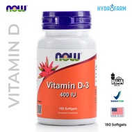 Now - Vitamin D-3 400 IU Softgels