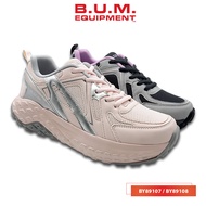 BUM Equipment Women's Shoes - BY89107/BY89108 Dark Grey/Pink - Kasut Wanita Kasual Sneakers