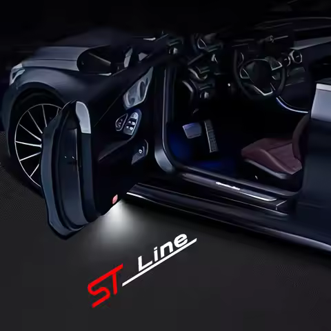 Car Door Lamp Welcome Laser Projector Light Wireless Projection Laser Lamp for Ford ST Focus Kuga MK