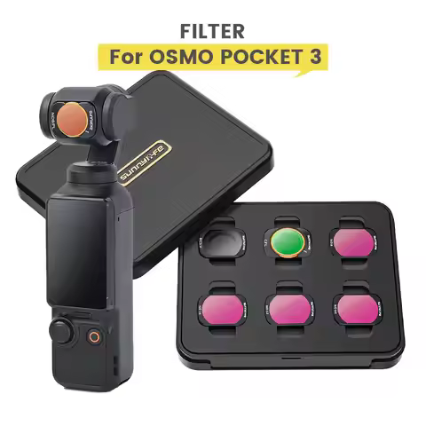 New Camera Lens Filter Set for DJI Osmo Pocket 3 ND8/16/32/64 /PL/UV Lens Filter for Pocket 3 Access