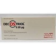 Decostriol 0.25mcg CAPSULES 100S (Exp: June 2027) Calcitriol