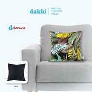 Dakki 18"x18" Leaf Art Throw Pillow
