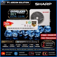 Ac Sharp 1/2 Pk S/D 2 Pk Garuda Series Hemat Energi + Instalasi Pasang