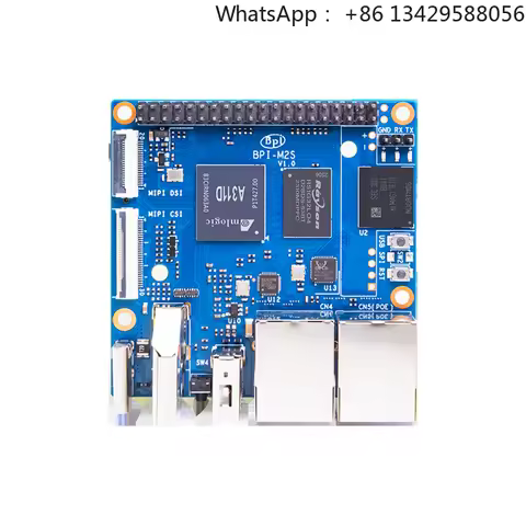 Banana Pi BPI-M2S With Case Power Soc Amlogic A311d And S922x Hexa-core 4gb Lpddr4 Ram 16gb Emmc Vid