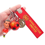Newest Football Keychain Cristiano Ronaldo Lionel Messi Erling Haaland Kevin De Bruyne Trendy Souven