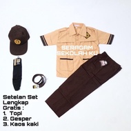 Complete Set of Alert Scouts Elementary School Uniform for Boys SHORT LONG