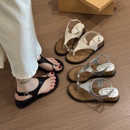 (Category I) Sandals, flip-flops, comfortable 5cm high heel beach sandals Eudora899 A2304
