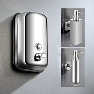 Stainless Steel Wall Mounted Bathroom Liquid Soap Dispenser Shower Gel Detergent Shampoo Bottle Hotel Home Bathroom Accessories