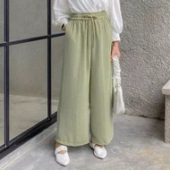 paket bundling 100 ribu 3 pcs kulot tali jumbo wanita. kulot rubby highwaist terbaru