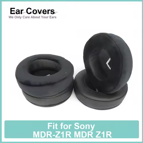 Earpads For Sony MDR-Z1R MDR Z1R Headphone Earcushions Protein Velour Pads Memory Foam Ear Pads