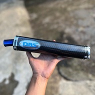 DBS Carbon Tail Pipe Titanium Exhaust, DBS Carbon Tail Pipe Titanium Exhaust for all 2T motorcycle