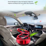 Solar Powered Dual Rings Suspended Car Diffuser Automotive Interior Fragrance Diffuser For Car Interior