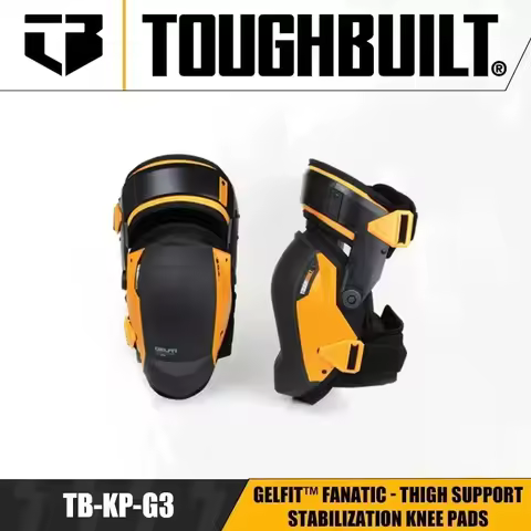 TOUGHBUILT TB-KP-G3 GelFit™ Fanatic - Thigh Support Stabilization Knee Pads Protection Kneeprotectio
