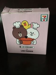 Le Creuset Line Friends Cony 款 花形鍋 Cony Brown 圓形鍋