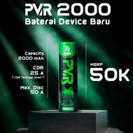 Baterai VRK X TRML PVR BATTERY 2000 mAH 25A 18650 PVR 2000 Batre