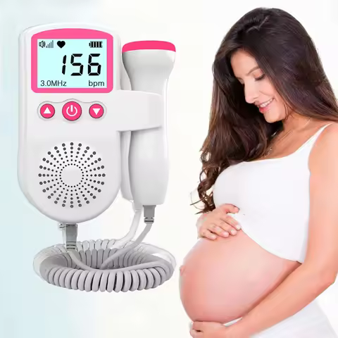 Doppler Fetal Heartbeat Detector Baby Care The Device Listen Heart Beat Fetal Pregnancy Ultrasound R