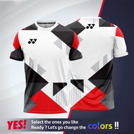 YONEX Jersey Fashion Boutique Sports Baju t shirt lelak Leisure Loose Size Mens T-shirt Badminton Sp