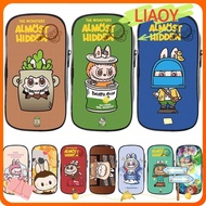 LIAOY Labubu Pencil Bag, Large Capacity Cute Cartoon Pencil Cases,  Stationery Bag for Labubu