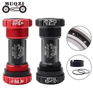 MUQZI BB68 BB73 Ceramic Bearing Bottom Bracket Threaded BB 68/73mm For 22mm 24mm MTB Road Bike Crank