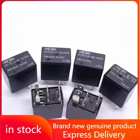 New 1pcs/lot 871-1C-S-R1 871-1C-C 871-1A-V-R1 871E-1A-D-R1 871-1C-V-R1 M43 12VDC Automotive relay