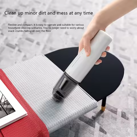 Vacuum Cleaner Mini Car Cleaning Powerful Suction Handheld Car Vacuum Cleaner Rechargeable for Car a