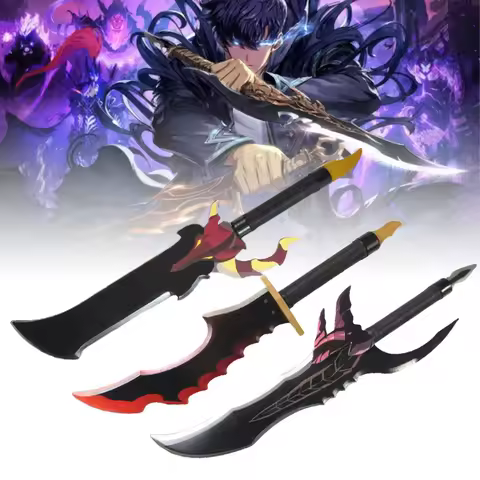 58cm Xiaoyu Cheng Katana Mizushino Shun Sword Anime Solo Leveling Cosplay Prop Ninja Knife Real Japa