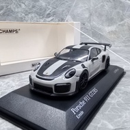 Mini Cut MINICHAMPS 1/43 PORSCHE PORSCHE 911 GT2RS (991.2) Gray
