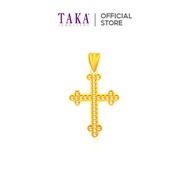 TAKA Jewellery 916 Gold Pendant Cross