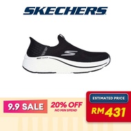 Skechers Women Slip-ins Max Cushioning Elite 2.0 Eternal Shoes - 129611-BKW Air-Cooled Memory Foam K