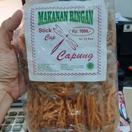 cemilam stick pedas cap capung,snack stik enak dan murah