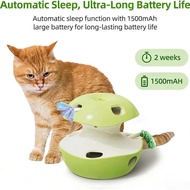 Interactive Smart Cat Puzzle Toy Apple-Shaped Pet Intelligence Game Sensor-Activated Kitten Play Toy