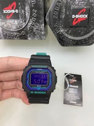 CASIO卡西歐G-SHOCK (電波錶) 橡膠錶帶 太陽能 200米(霓虹紫) GW-B5600BL-1