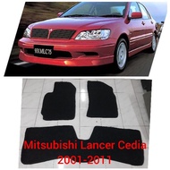 Mitsubishi Lancer Cedia 2001-2011 nomad carmat with piping Lancer Cedia custom nomad carmat Lancer