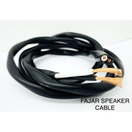 (5 meter) fajar speaker black cable 46x0.2x2c 2core speaker cable