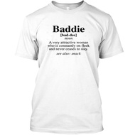 Men Short Sleeved Cotton Summer Tees Fashion Funny Gift Baddie T-Shirt