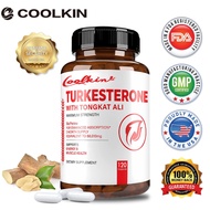 Coolkin Turkesterone 8,000mg [Highest Purity] + BioPerine® High Absorption Supplement with Tongkat Ali - Increases Endurance, Lean Muscle Growth and Recovery