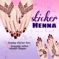 STICKER HENNA SIMPLE VERSION 1 (DIY HENNA) sticker inai