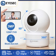 EYESEC CCTV WIFI Indoor 3MP FHD IP Kamera CCTV Untuk Rumah Wireless Smart Camera CCTV Sambung Ke HP 