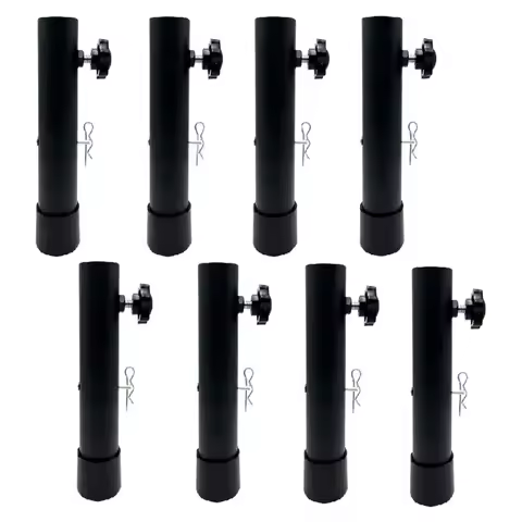 【CHRISTMAS 】Straight Or Bent Leg Folding Table Leg Extender, Table/Workbench Height Extender, 8-Piec