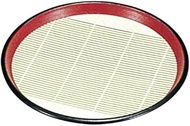 Plate Plate: Dishwasher safe wood grain buckwheat plate (with bamboo shusu) M14348-5