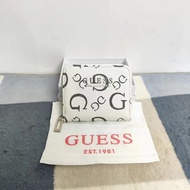 GUESS New European And American Printed Letter Short Wallet Ticket Money Clip ID Coin Purse