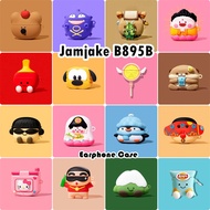 READY STOCK!For Jamjake B895B Case Earphone Case Innovation Cartoon Soft Silicone Casing NO.4