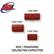 KDK PANA CEILING FAN CONDENSER CAPACITOR 1.8UF 500V 2.4UF 250V 5.0UF 250V / CONDENSER KIPAS (4806/51