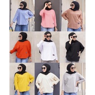 GYL Top batwing Oversize Long Sleeve Blouse Women